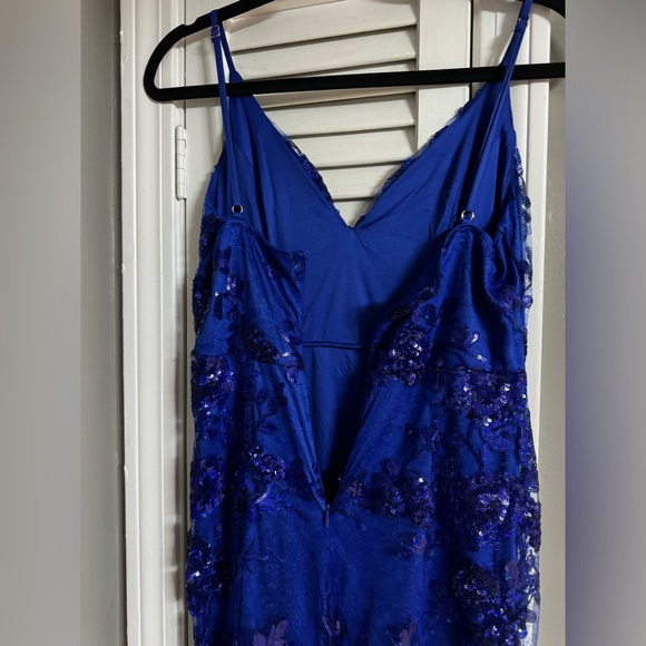 Lulus Sequined Royal Blue Mermaid Dress - Picture 8 of 10